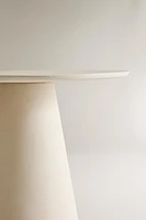 OUTDOOR TABLE WITH CONICAL BASE