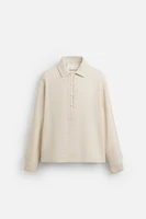 TEXTURED POLO SHIRT