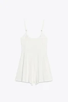 COTTON STRAPPY JUMPSUIT