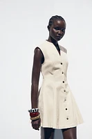 SLEEVELESS MINI DRESS