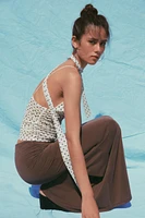 TOP FOULARD À POIS
