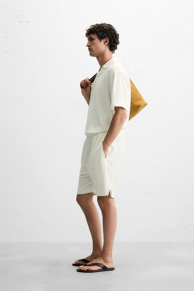 POLO STRUCTURE QUADRILLÉ