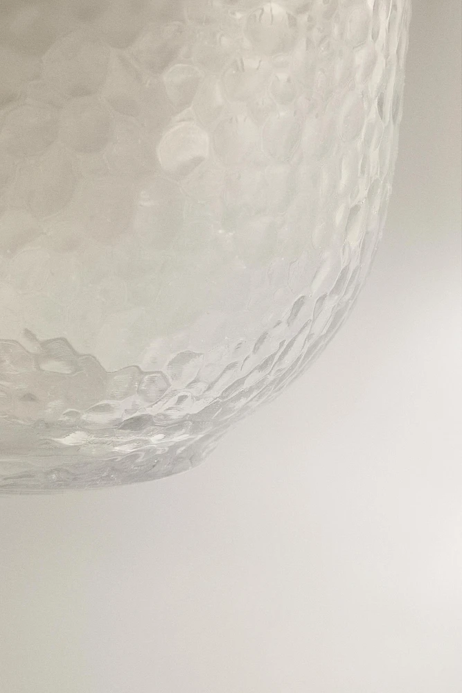 TASSE VERRE RECYCLABLE RELIEF