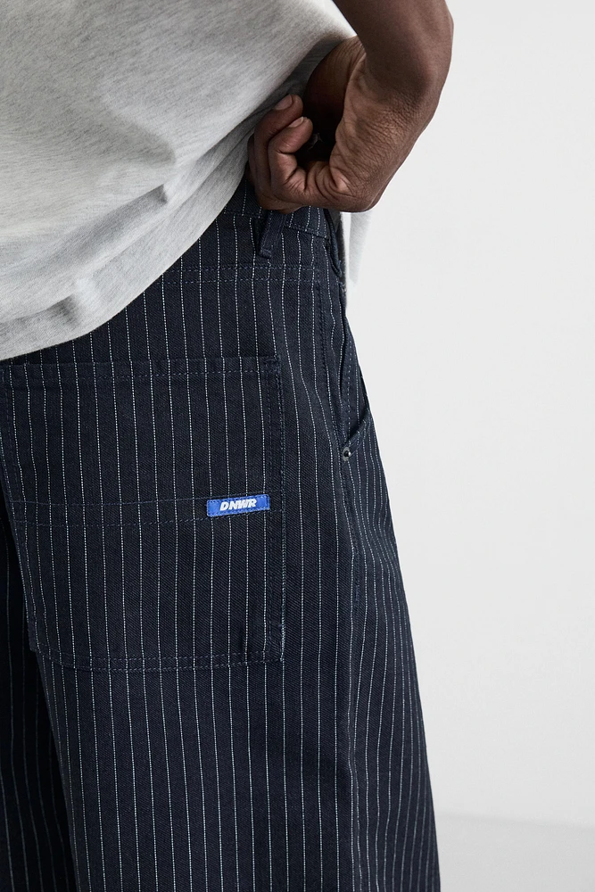 STRIPED RELAXED FIT PANTS