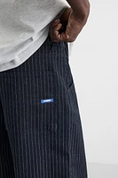 STRIPED RELAXED FIT PANTS