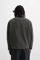 WASHED TEXTURED JACKET