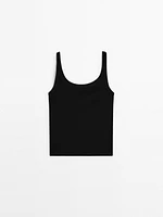 Cotton blend tank top
