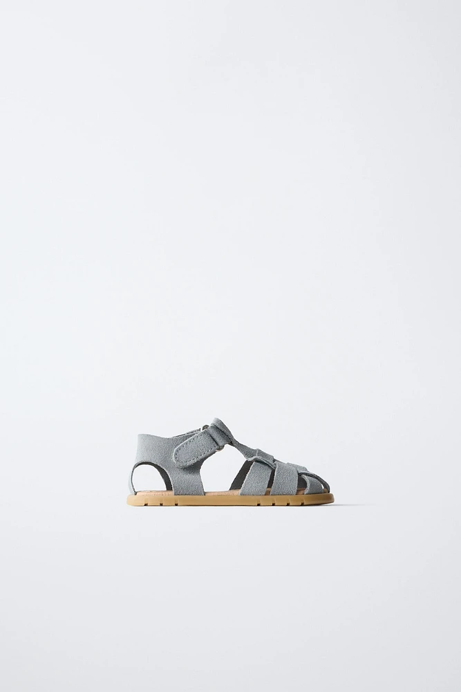 BAREFOOT LEATHER FISHERMAN SANDALS