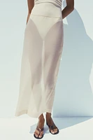 JUPE MIDI EN ORGANZA