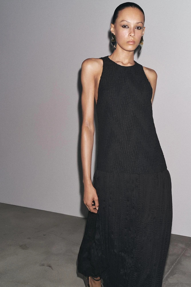 ROBE COMBINÉE FROISSÉE ZW COLLECTION