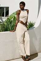 PANTALON PYJAMA BRODÉ