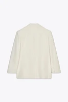 OVERSIZED BLAZER WITH SHOULDER PADS