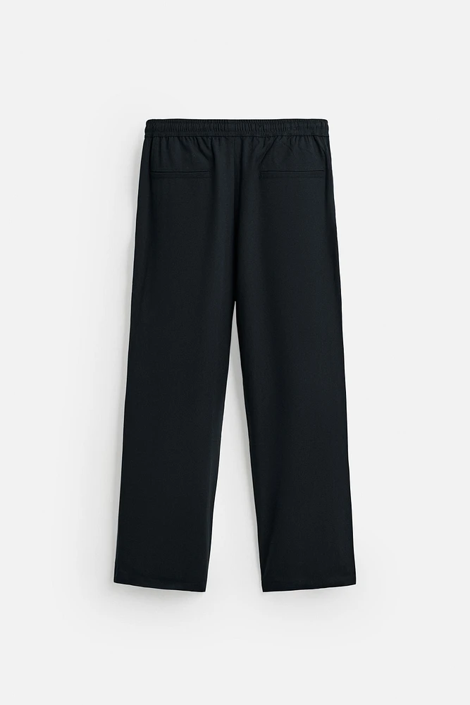 RELAXED FIT LYOCELL PANTS
