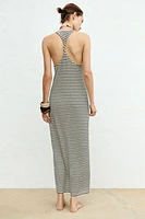 ROBE LONGUE EN MAILLE AJOURÉE