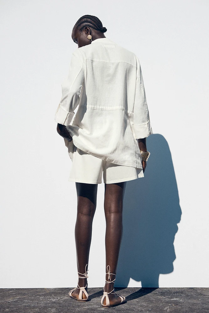 CHEMISE SAFARI AVEC LIN