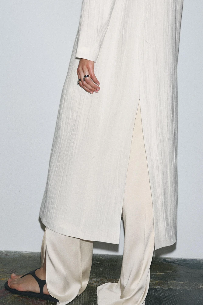 ZW COLLECTION LINEN FROCK COAT