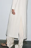 ZW COLLECTION LINEN FROCK COAT