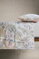 FLORAL PRINT SATEEN DUVET COVER