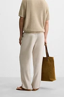 RELAXED FIT LYOCELL PANTS