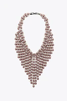 JEWELED WATERFALL NECKLACE