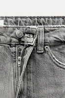 TRF STRAIGHT LEG JEANS WITH A HIGH WAIST