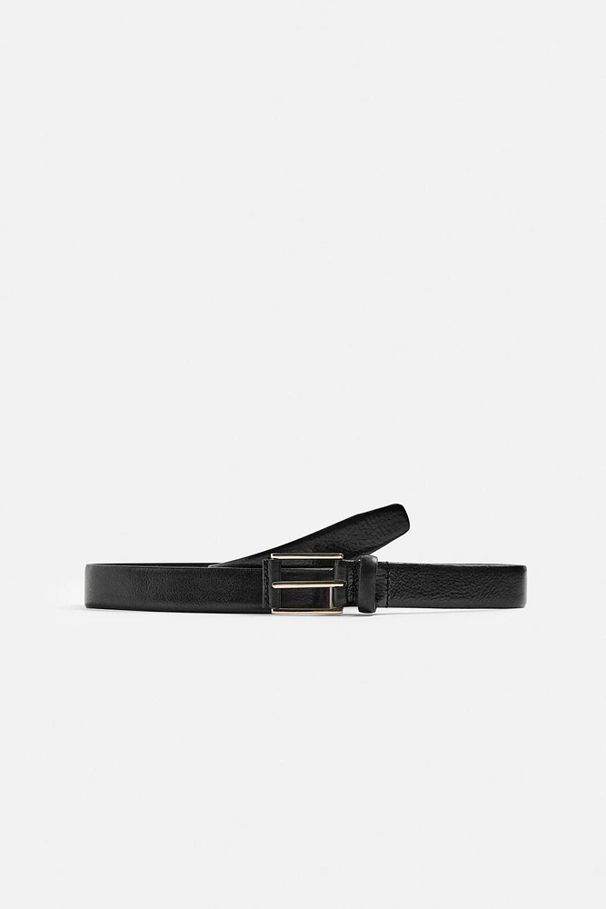 LEATHER DRESS BELT