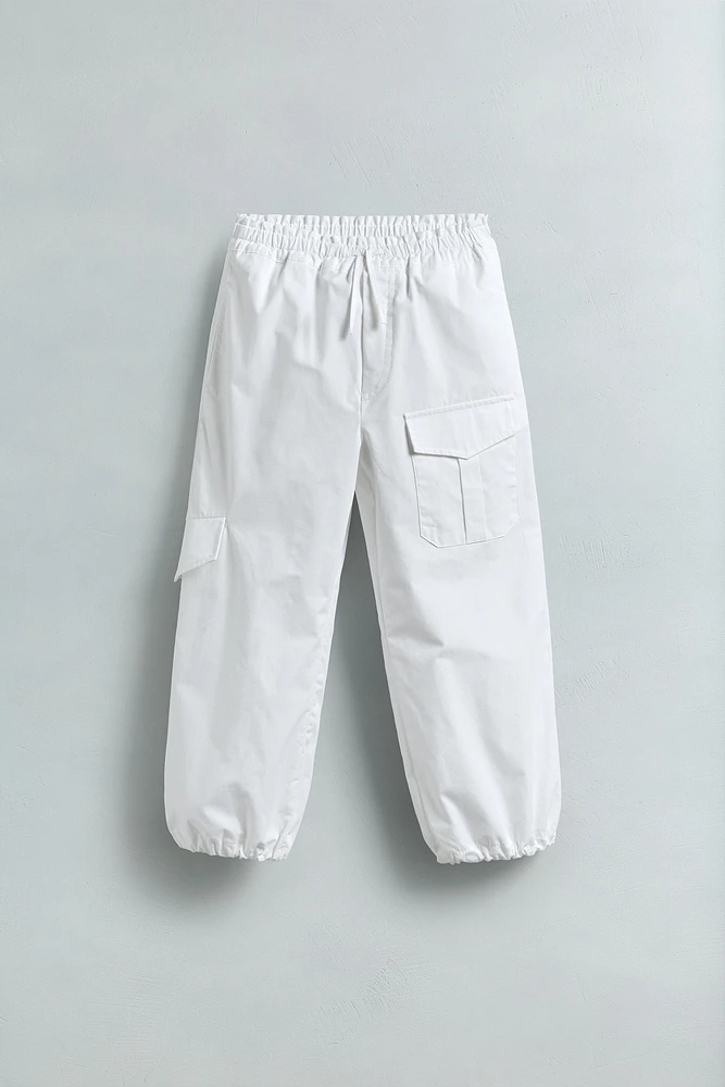 POPLIN JOGGER PANTS