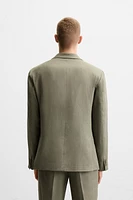 100% LINEN SUIT BLAZER