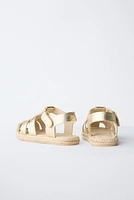 JUTE FISHERMAN SANDALS