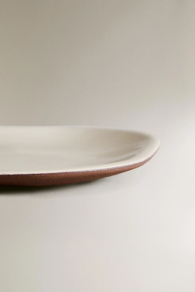 IRREGULAR STONEWARE SIDE PLATE