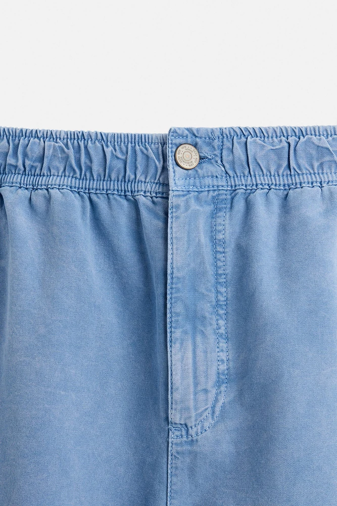 WASHED CANVAS PANTS