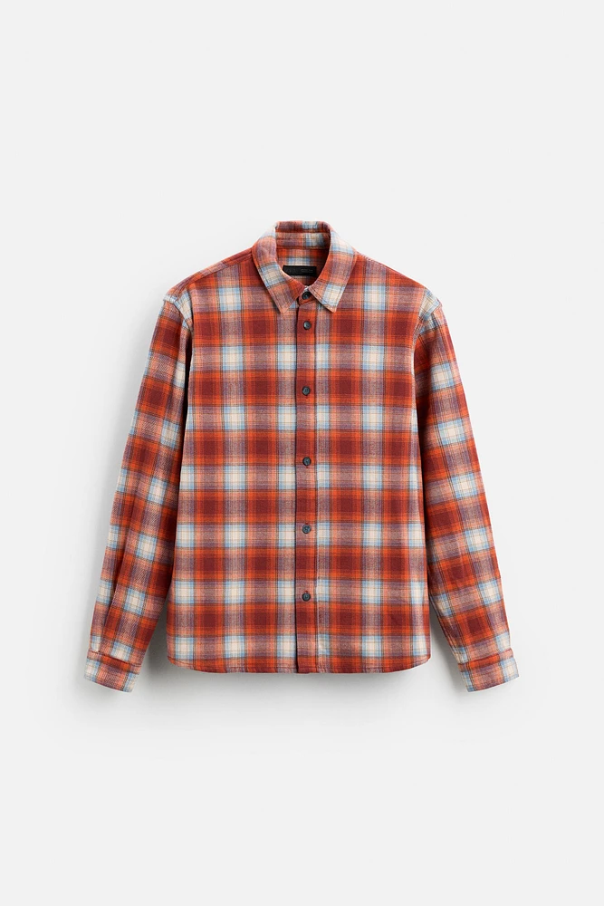 PLAID FLANNEL SHIRT