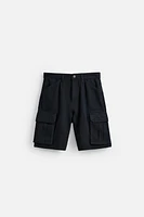 BERMUDA CARGO EN COTON - LYOCELL