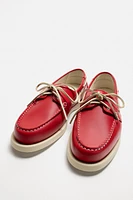 CHAUSSURES BATEAU EN CUIR
