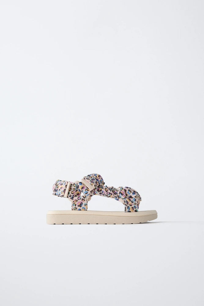 ANIMAL PRINT SANDAL