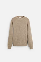 SQUARE TEXTURED SWEATER