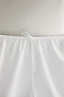 SHORT COTON BRODERIES