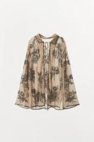 BEADED SEQUIN TOP