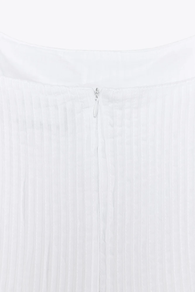 ROBE COURTE EN POPELINE