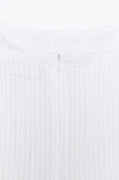 ROBE COURTE EN POPELINE
