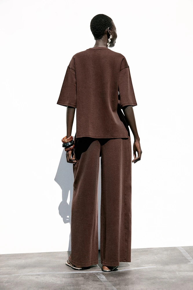 PANTALON INTERLOCK EFFET DÉLAVÉ