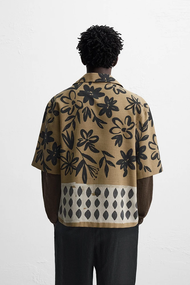 CHEMISE À IMPRIMÉ FLORAL