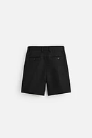 LINEN-COTTON REGULAR FIT SHORTS LIMITED EDITION
