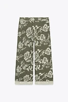 PANTALON BRODÉ GUIPURE BAS