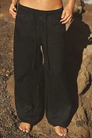 STRAIGHT LEG DRAWSTRING PANTS