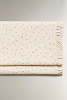 DRAP DE DESSUS ENFANT VOLANT FLEUR