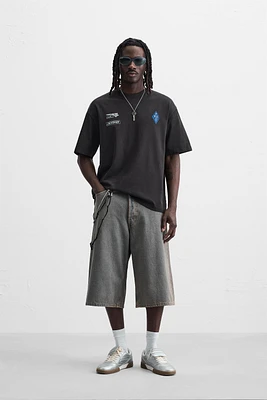 T-SHIRT À IMPRIMÉS BIMATIÈRE
