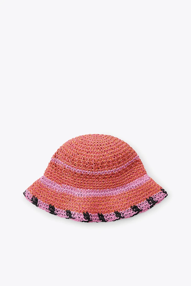 CHAPEAU BOB TRESSÉ