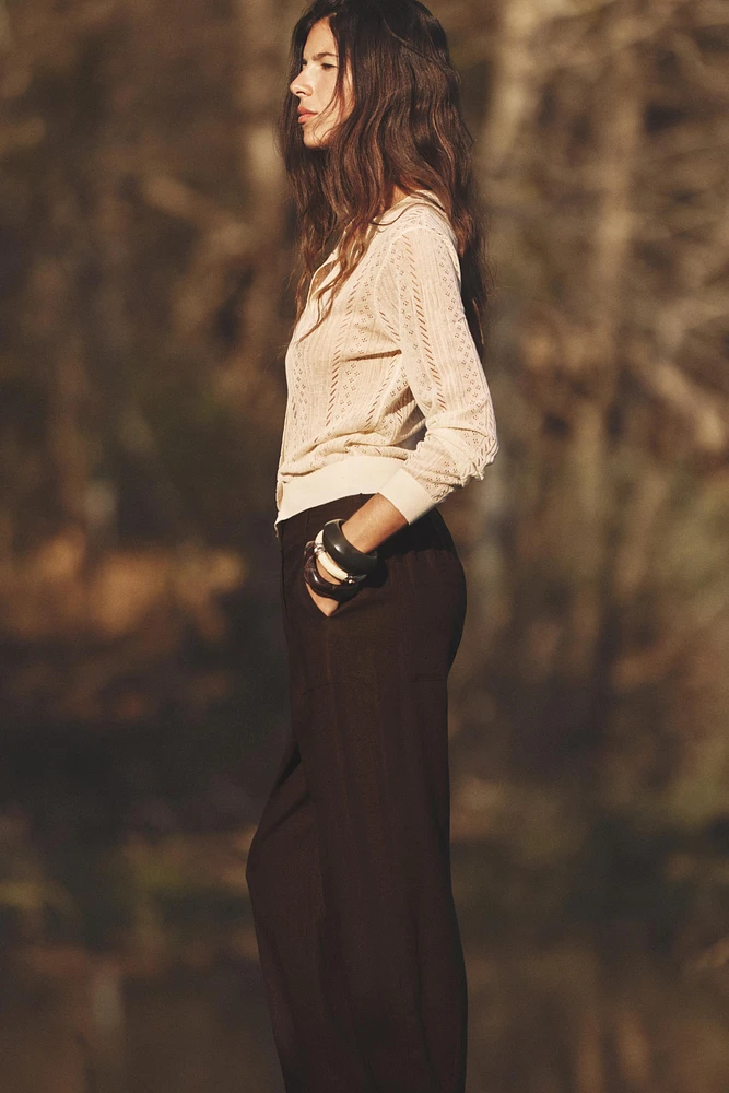 LINEN JOGGER PANTS