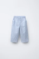 BAGGY COTTON LINEN PANTS